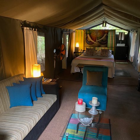 Sri Lanka Familienreise mit Kindern - Wilpattu - The Big Game Camp - Zimmer