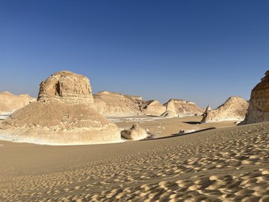 Weiße Wüste und Wüstenlandschaft - Ägypten Reise mit Kindern
