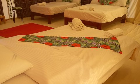 Sharazad Camp in der Weißen Wüste Tropical Zimmer – Ägypten Reise mit Kindern