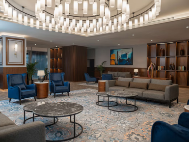 Lobbybereich Hotel Radisson Blu Amman - Jordanien Familienreise