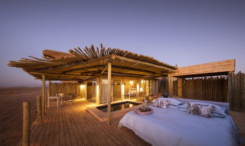 Außenansicht Wilderness Little Kuala - Namibia Rundreise mit Kindern