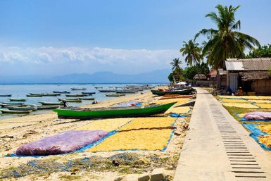Traditioneller Algenanbau in Nusa Lembongan – Bali Familienreise