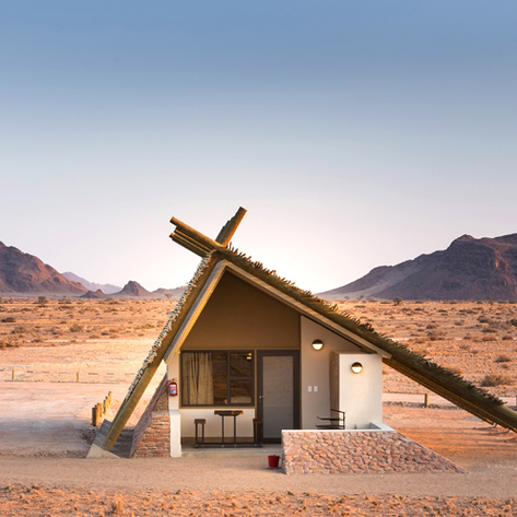 Desert Quiver Camp Außenansicht - Namibia mit Jugendlichen