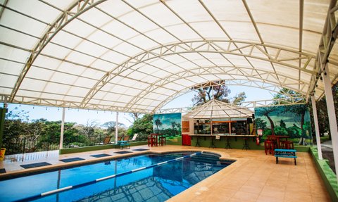 Pool Fondavela Hotel Monteverde - Costa Rica mit Kindern