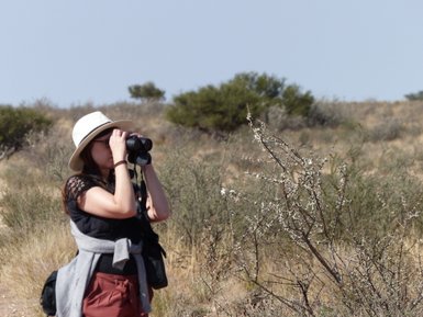 Wanderung Kalahari Anib Lodge - Namibia Urlaub mit Kindern