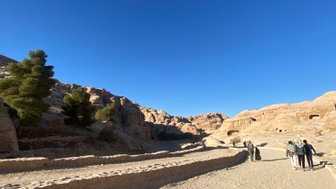 Eingang Felsenstadt Petra