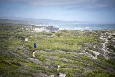 Wandern entlang der Küste im The Hoop Nature Reserve – Südafrika Familienreise