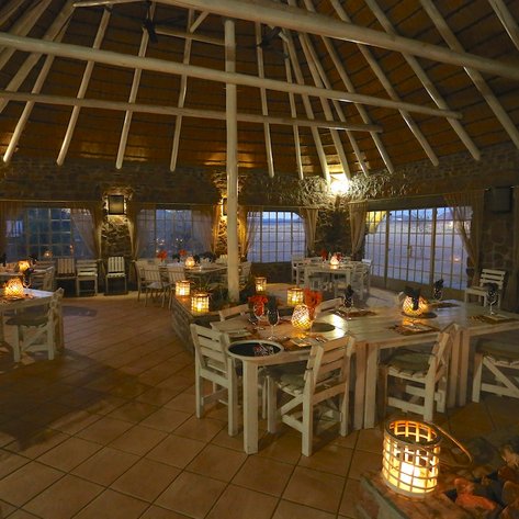 Restaurant Elegant Desert Lodge - Namibia mit Kindern