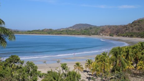 Weitläufiger Pazifikblick vom Nammbu Beach – Costa Rica Reise mit Kindern