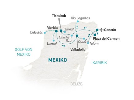 Reiseroute Mexiko for family individuell - 2026