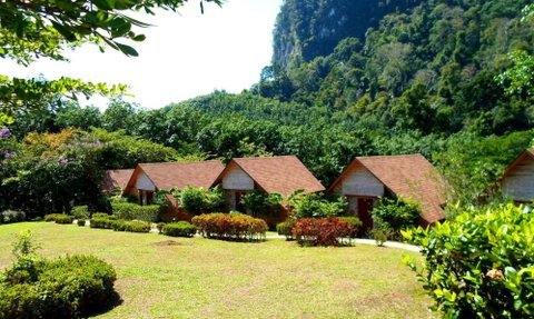 Thailand Reise mit Kindern - Khao Sok Nationalpark - The Cliff & River Jungle Resort - Häuser