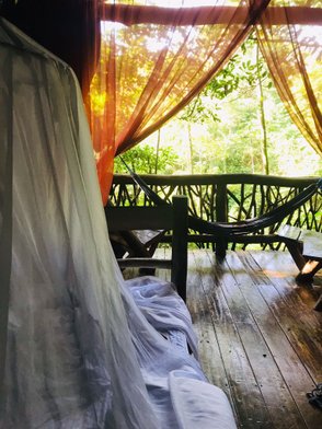 Zeltzimmer in La Tigra mit entspannter Hängematte – Costa Rica Familienreise