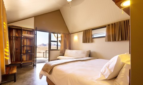 Schlafzimmer Desert Quiver Camp - Namibia mit Jugendlichen