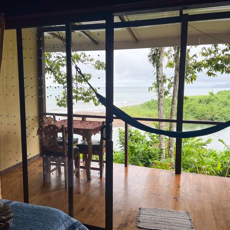 Costa Rica Familienreise mit Kindern - Drake Bay - Pirate Cove - Balkon