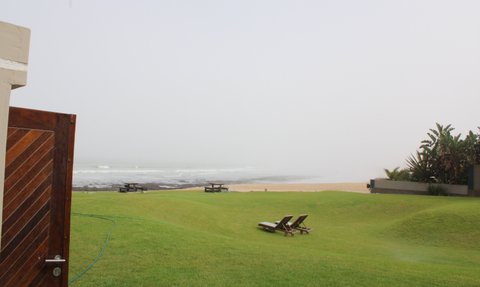 Außenbereich Beach Lodge - Namibia Familienurlaub