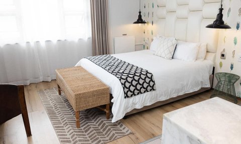 Schlafzimmer Swakopmund Sands Hotel - Namibia Urlaub mit Kindern