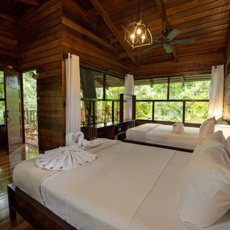 Costa Rica Familienreise mit Kindern - Boca Tapada - Maquenque Eco Lodge Deluxe - Zimmer