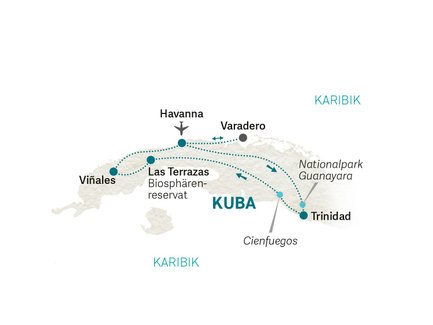 Reiseroute Kuba for family - 2026