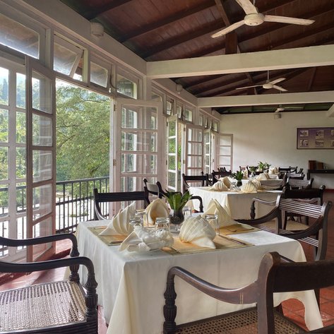 Sri Lanka Familienreise mit Kindern - Kitulgala - Rest House - Restaurant