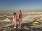 Zwei Mädchen blicken auf die weiße Wüste - Ägypten for family individuell - Ägypten mit Kindern