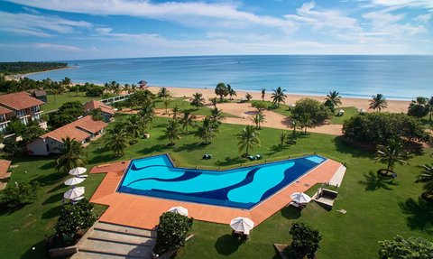 Sri Lanka Familienreise mit Kindern - Passikudah - The Calm Resort & Spa - Panoramablick
