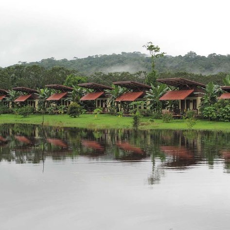 Costa Rica Familienreise mit Kindern - Boca Tapada - Maquenque Eco Lodge - Außenansicht