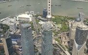 Blick auf Skyline von Shanghai - China Reise mit Kindern
