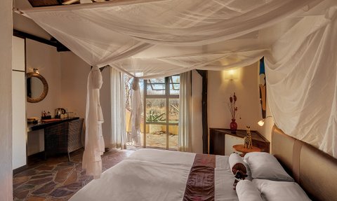Schlafzimmer Immanuel Lodge - Namibia Urlaub mit Kindern