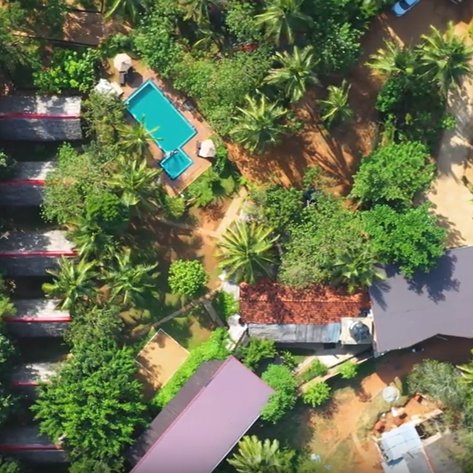 Sri Lanka Familienreise mit Kindern - Udawalawe - Athgira River Camp - Panoramablick