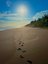Fußspuren im Sand bei hellem Sonnenlicht - Costa Rica Family & Teens individuell - Costa Rica mit Kindern und Jugendlichen 