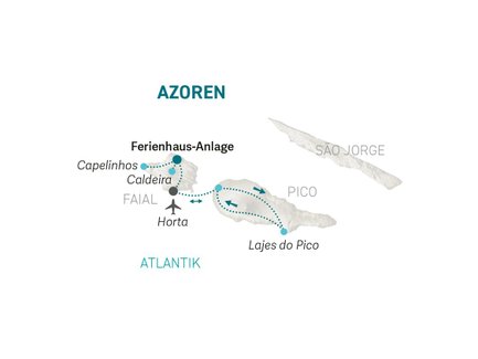 Reiseroute Azoren Family & Teens - 2026