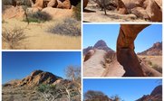 Collage Spitzkoppe Namibia - Namibia for family individuell - Namibia mit Kindern individuell