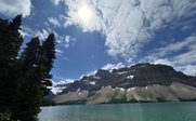 Bow Lake im Banff Nationalpark Alberta - Kanada Mietwagenreise für Familien
