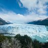 Blick auf Perito Moreno Gletscher - Chile und Argentinien mit Kindern
