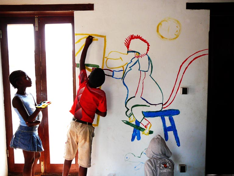 Kapverden mit Kindern - Malworkshop