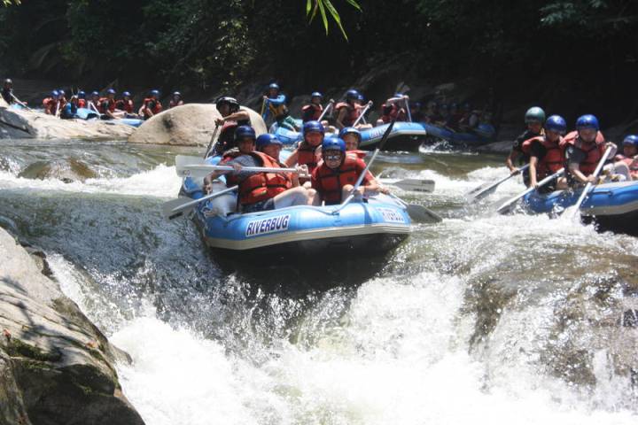 Malaysia & Borneo mit Kindern - Rafting