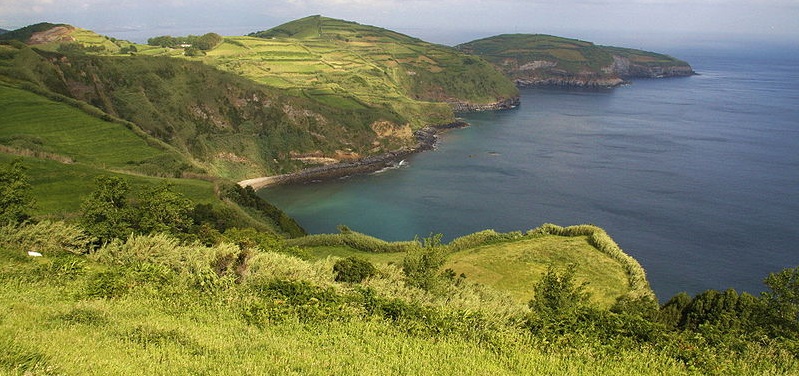 Azoren Familienreise - Blick auf das Meer