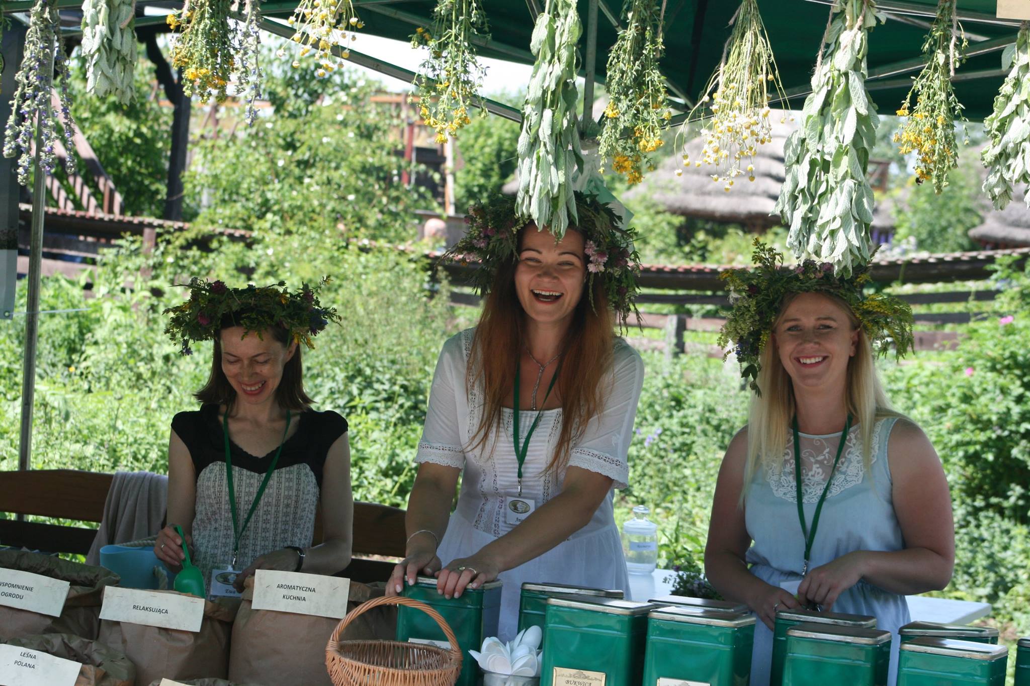 Polen Reisen mit Kindern - Besuch im Kräutergarten