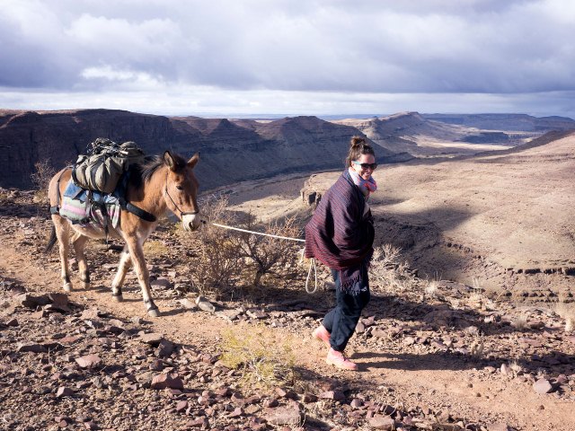 Namibia mit Kindern - Marianna in Namibia
