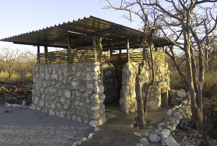 Namibia Familienreise individuell im Dachzelt - Etosha Village Campsite