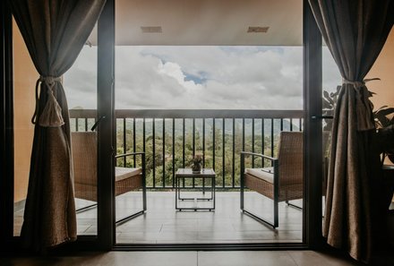 Panama for family individuell - Panama Familienreise mit Kindern - The Golden Frogg Inn - Balkon