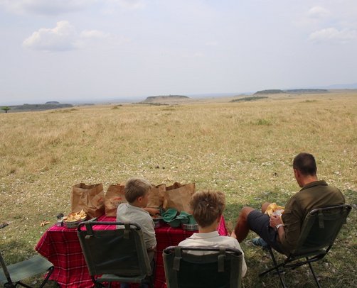 Reisebericht Kenia - Safari mit Kindern - Picknick Lunch