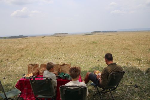 Reisebericht Kenia - Safari mit Kindern - Picknick Lunch