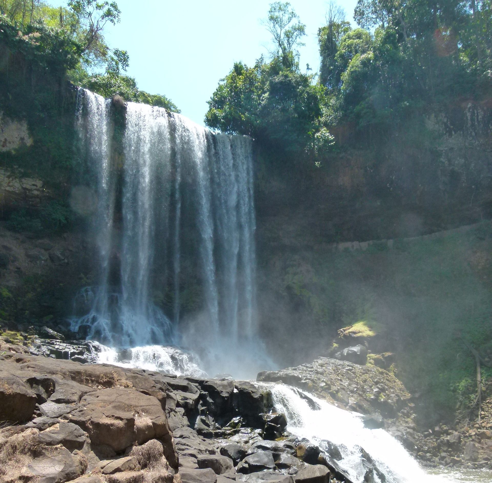 Vietnam mit Kindern - Wasserfall