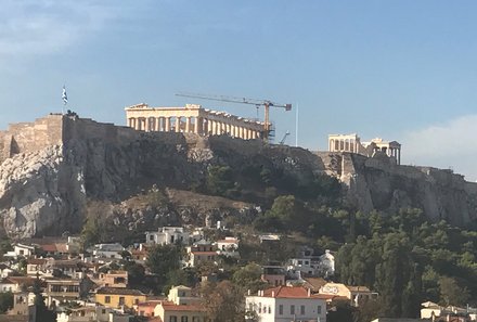 Griechenland Familienreise - Griechenland for family - Blick auf Akropolis