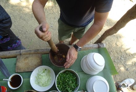 Laos und Vietnam Familienreise - Laos und Vietnam Reise mit Kindern - Gemeinsam traditionell kochen
