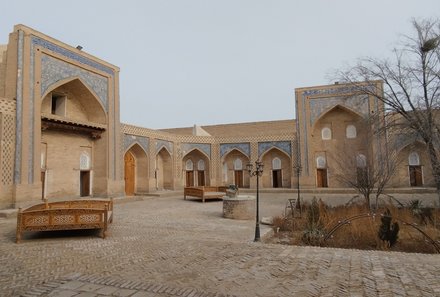 Usbekistan for family - Feruzkhan Hotel - Gelände