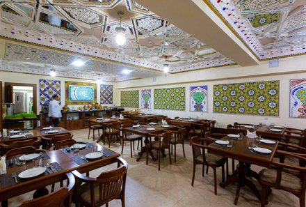 Usbekistan Reise mit Kindern - Hotel Iman Bukhara - Restaurant