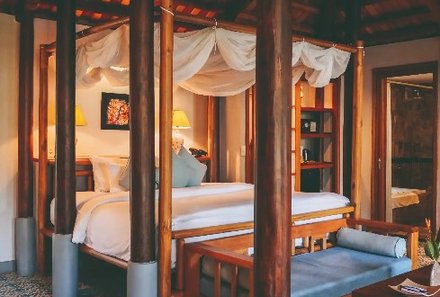 Vietnam Familienreise - Vietnam for family Summer - Pilgrimage Village Resort - Zimmer mit Doppelbett