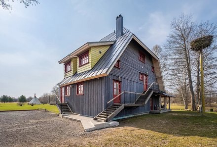 Estland mit Kindern - Soomaa Holiday House - Aussenansicht